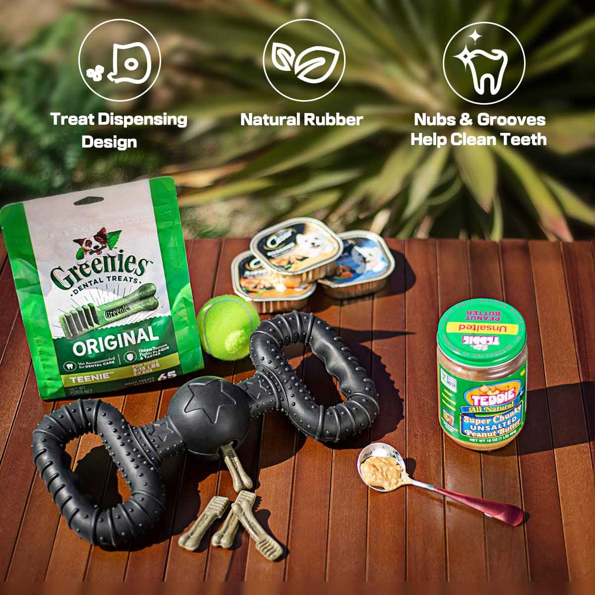 Natural Rubber Dog Toys for Large Aggressive Chewers I88960