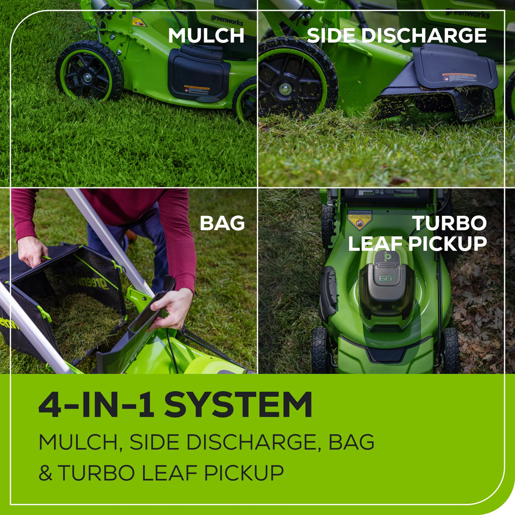 60V 21 Push Lawn Mower with Battery & Charger M8780
