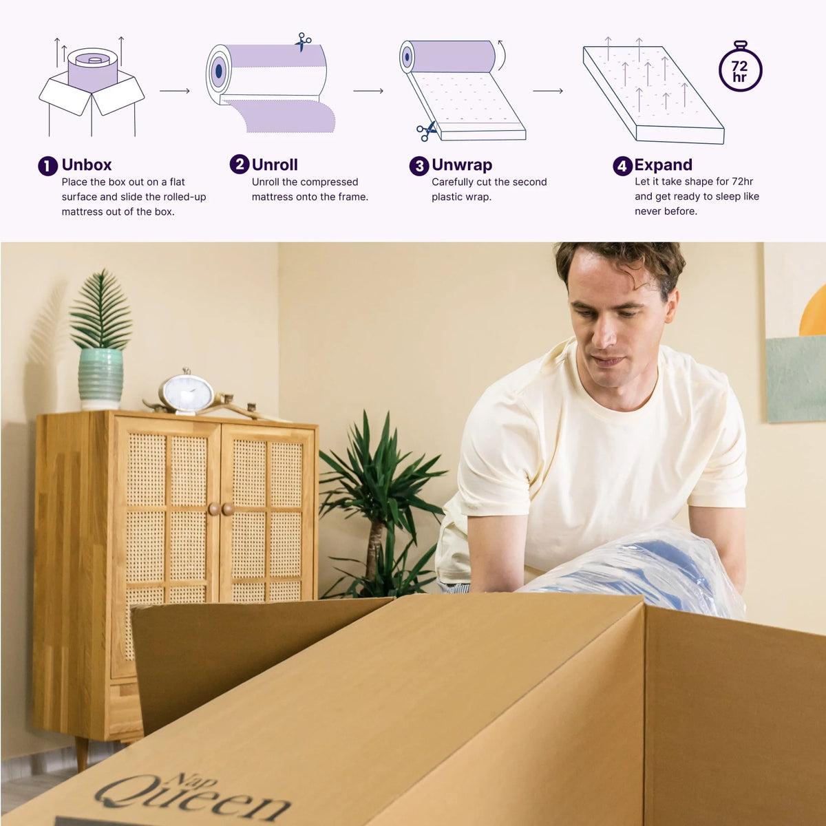 Queen Size Hybrid Memory Foam Pocket Spring Mattress H31062