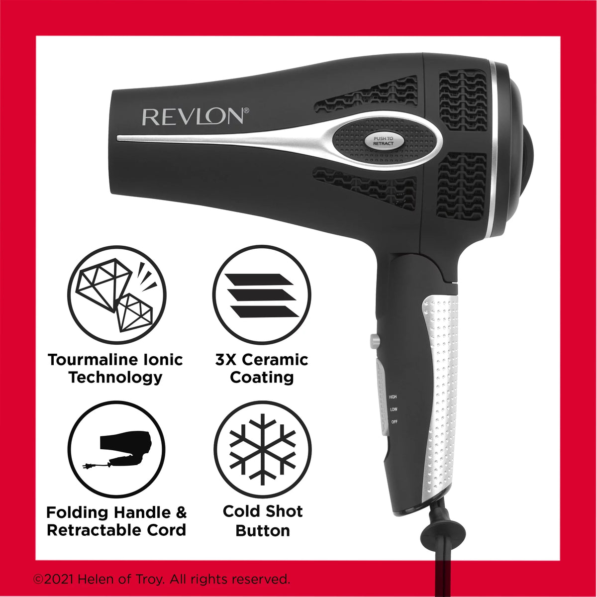 1875W Ceramic Hair Dryer W580