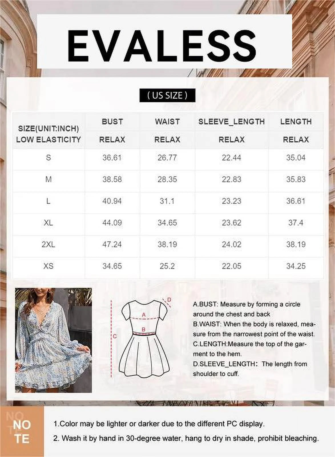 Floral Print Long Sleeve Backless Mini Dress L38772