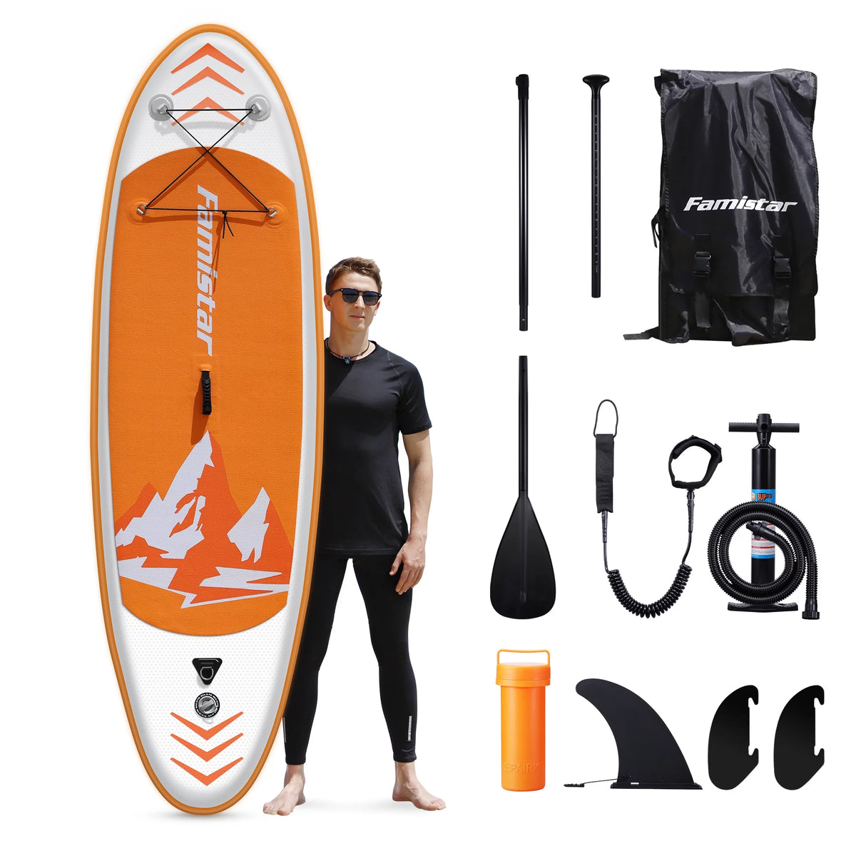 Inflatable Stand Up Paddle Board with Adjustable Paddle L8019