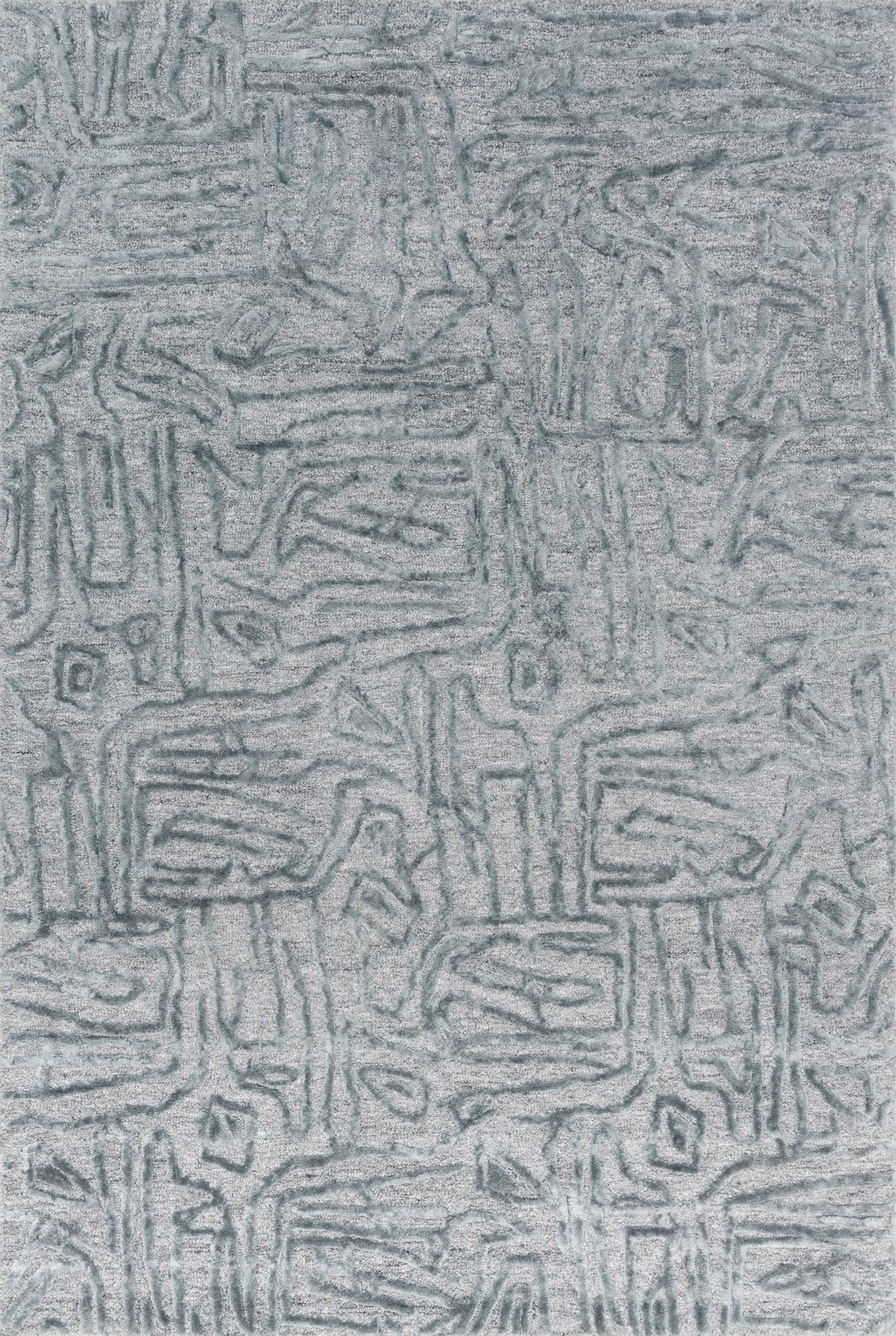 Lt. Blue 5' x 7'6 Rug Q98963