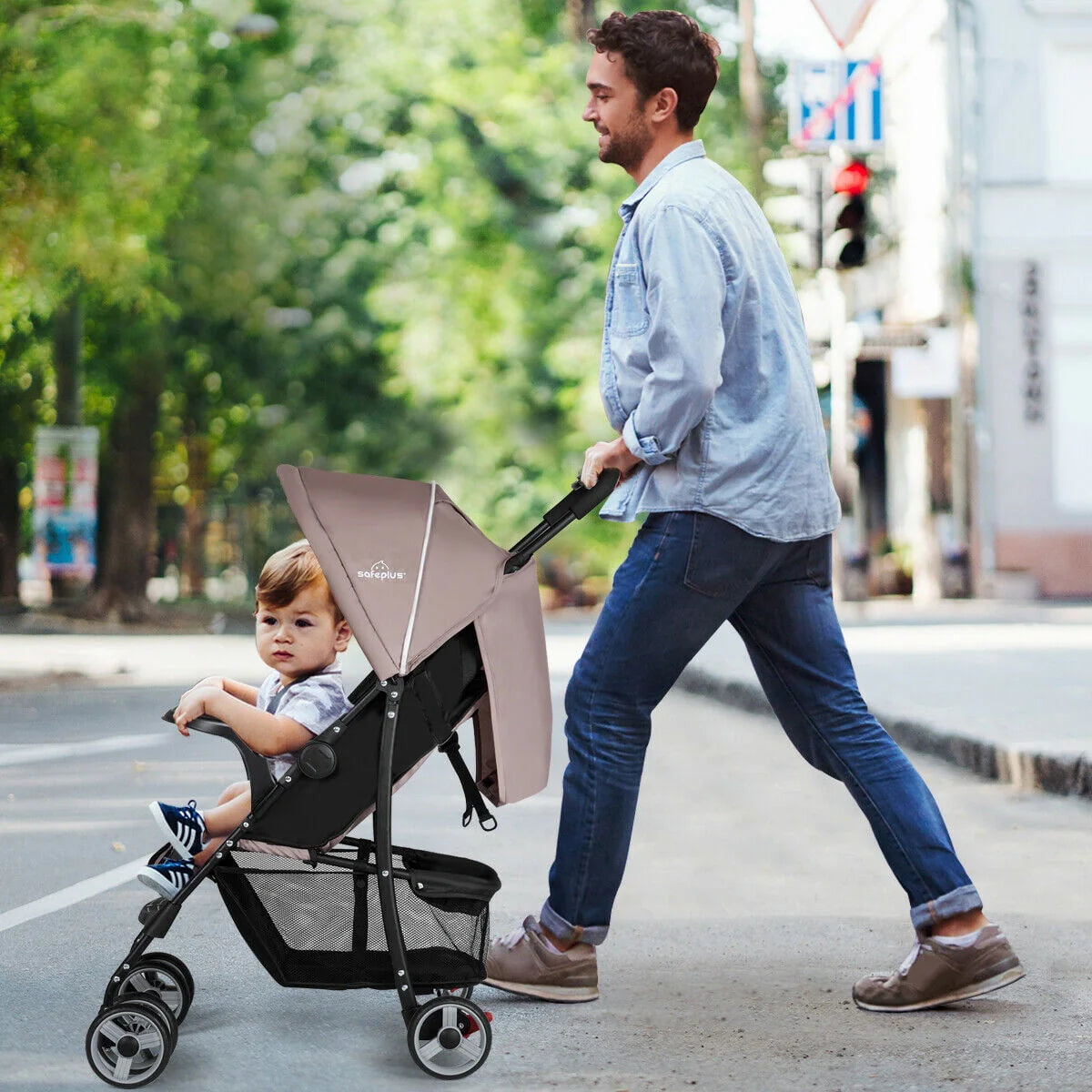 Foldable Lightweight Baby Stroller Pushchair M620