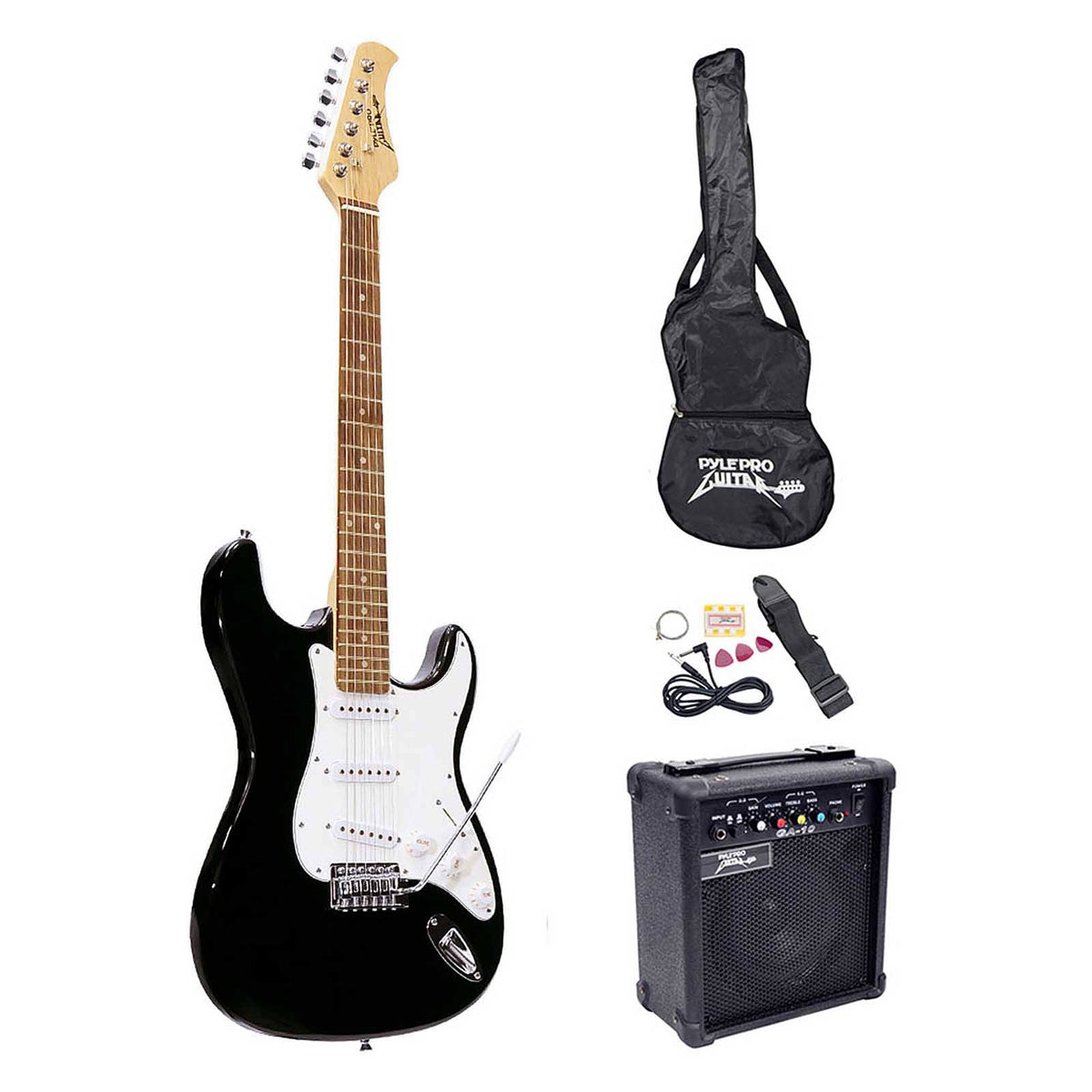 Black Electric Guitar E9193