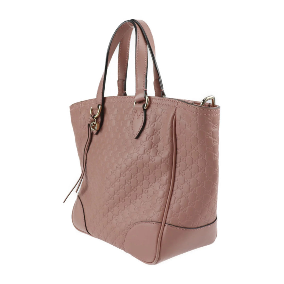 Pre-Owned Leather Pink Handbag B812