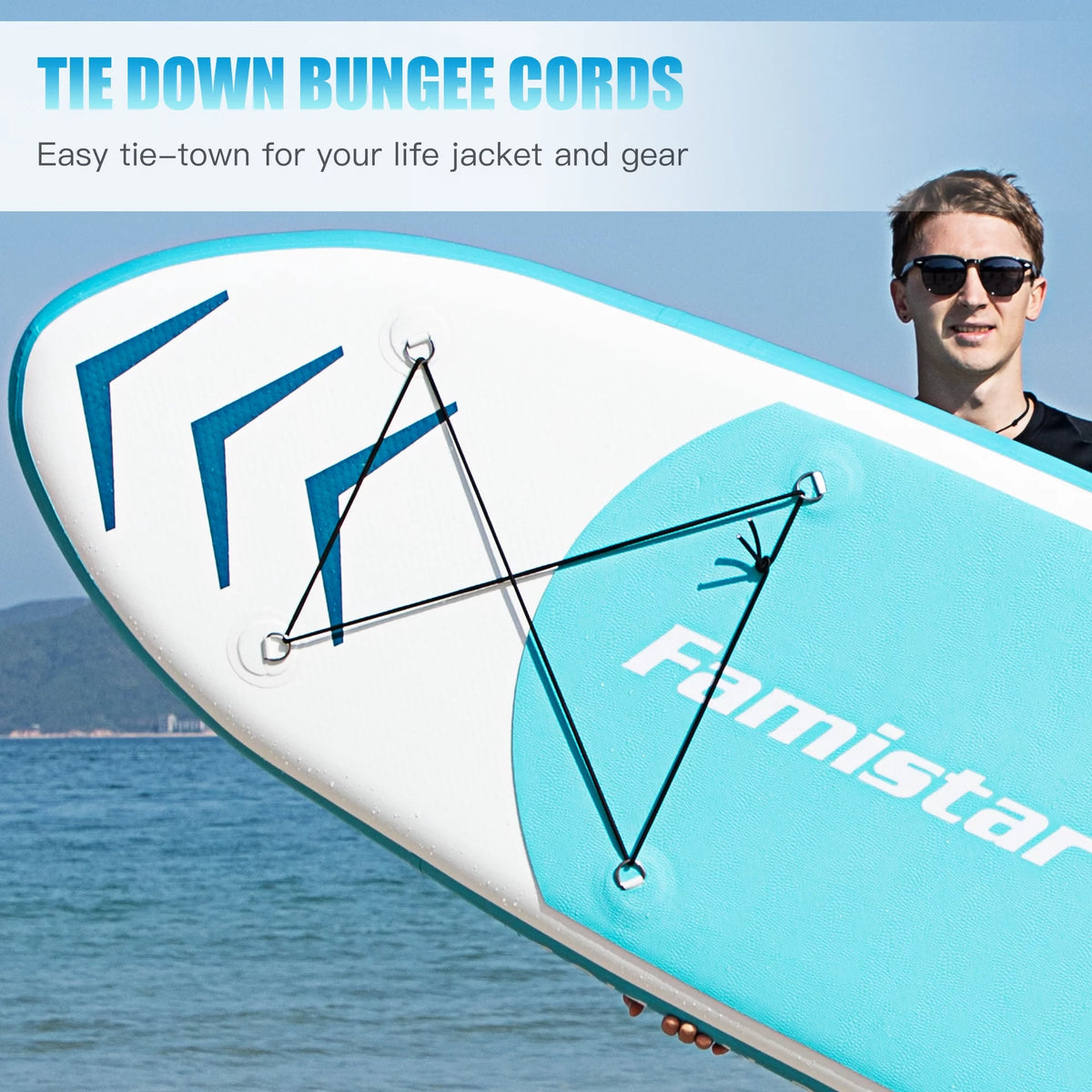 Inflatable Stand Up Paddle Board with Adjustable Paddle L8019