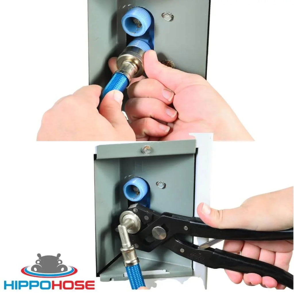 6 ft Stainless Steel Braided Steam Dryer Hose Kit with Y Connector Y5159
