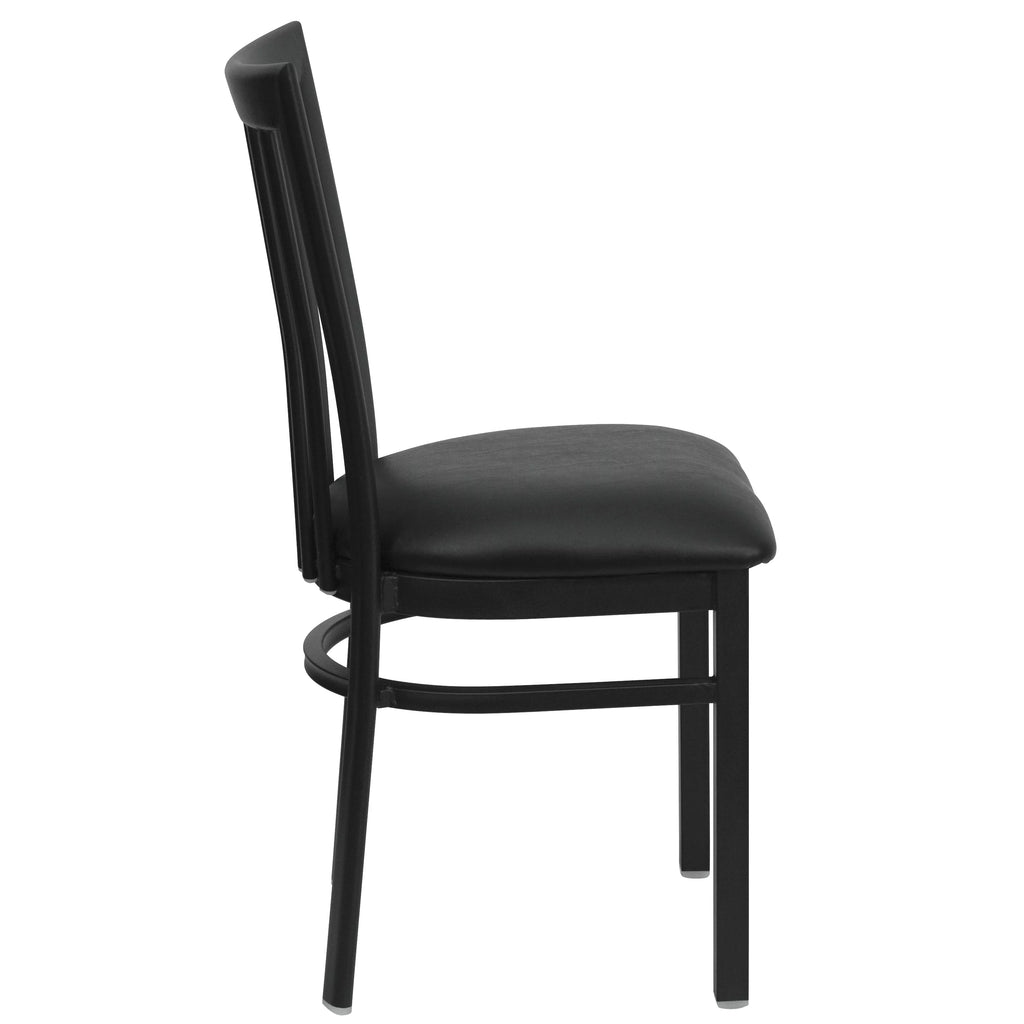 Black Metal Restaurant Chair T652516