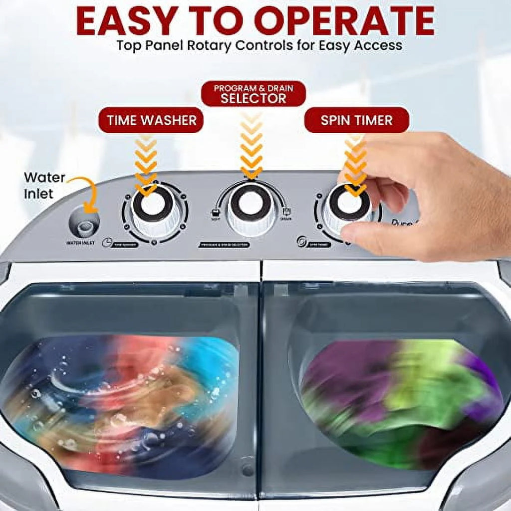 110 Volt 2 in 1 Portable Washer and Dryer J491278