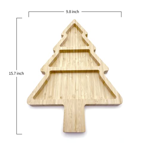 Bamboo Serving Platter Charcuterie Board Set with Knife & Fork H250