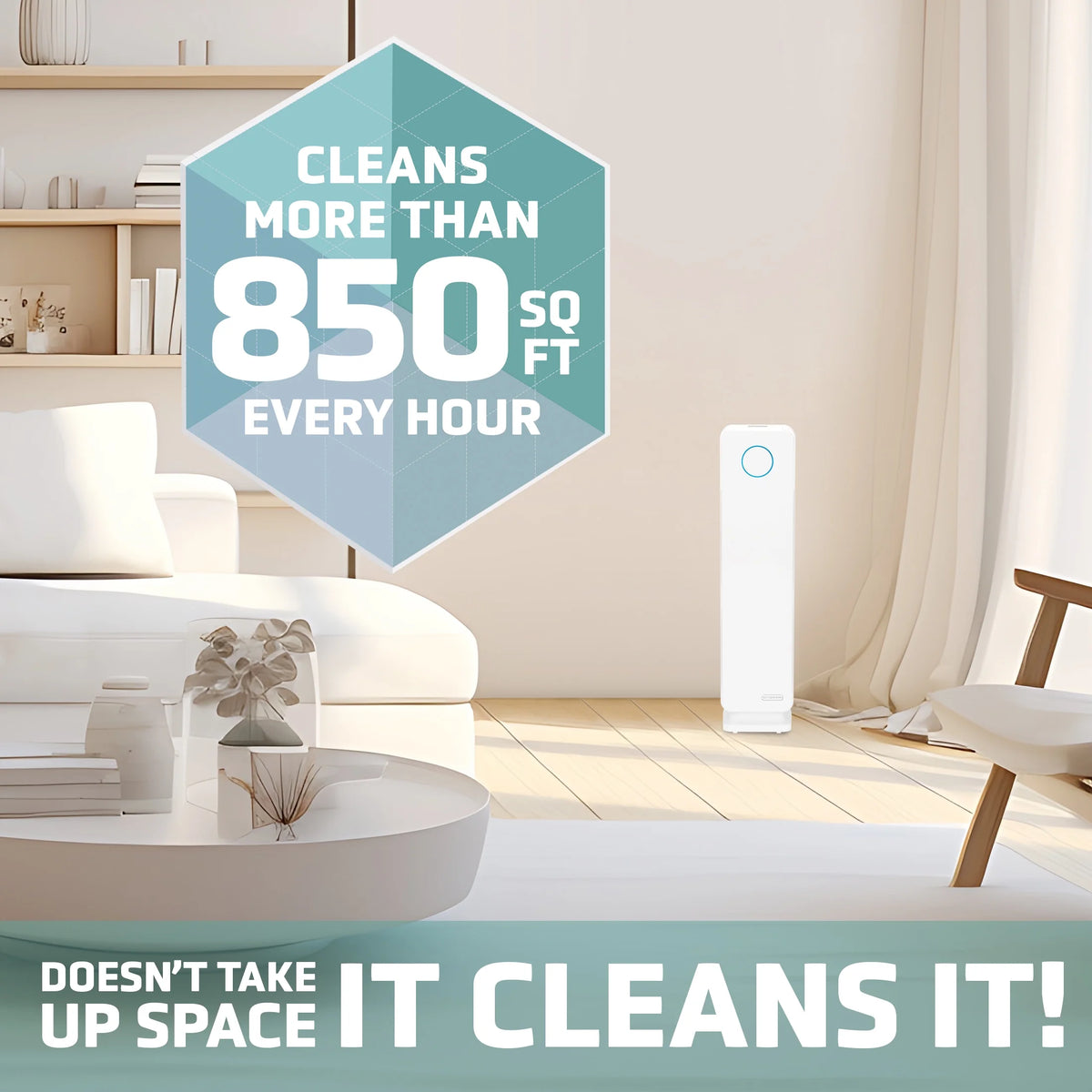 Tower Air Purifier with HEPA Filter B602650