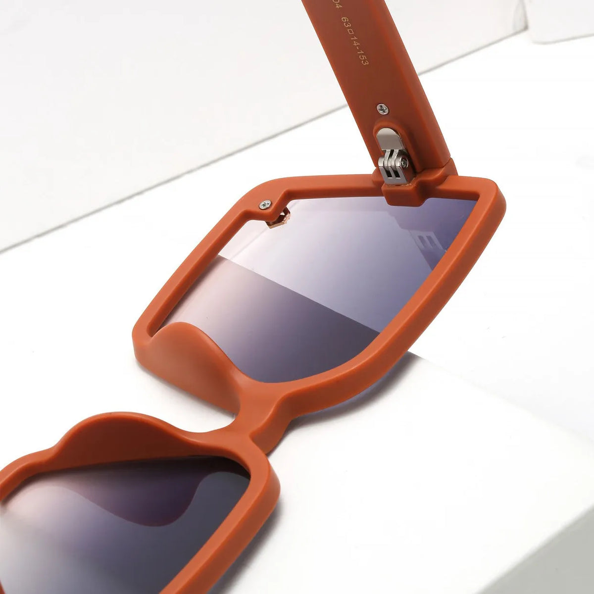 Fashion D Letter Double Color Polarized Sunglasses Y300895