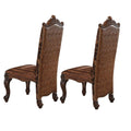 Faux Leather Side Chair Set of 2 C806