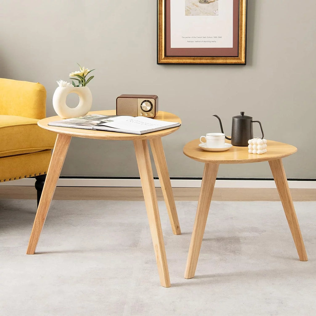 Solid Wood Nesting Coffee Table Set of 2 T209321