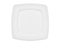 10-1/2-Inch Porcelain Square Plate, Super White, Box of 12 C47440