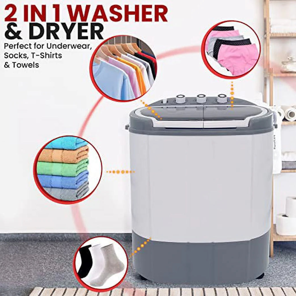110 Volt 2 in 1 Portable Washer and Dryer J491278
