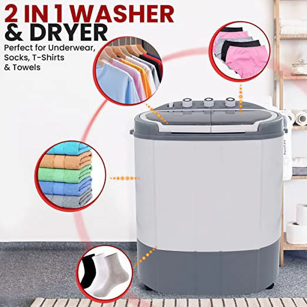 110 Volt 2 in 1 Portable Washer and Dryer J491278