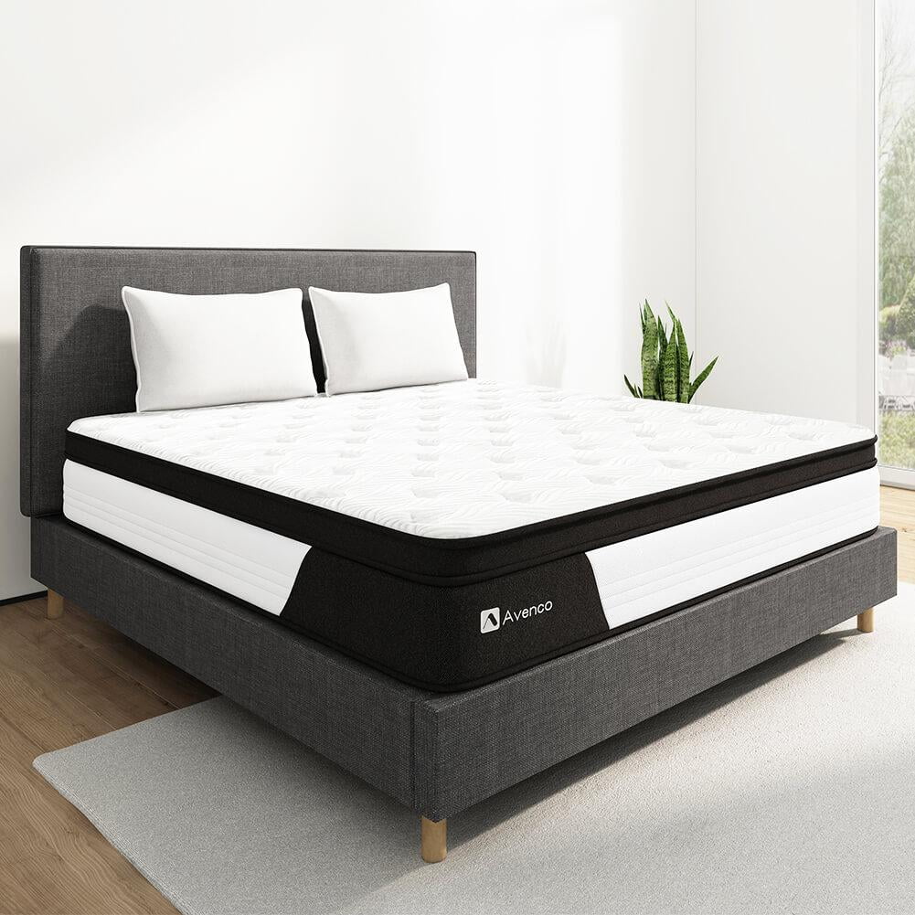 Queen Size 12-Inch Hybrid Memory Foam Innerspring Mattress U115897