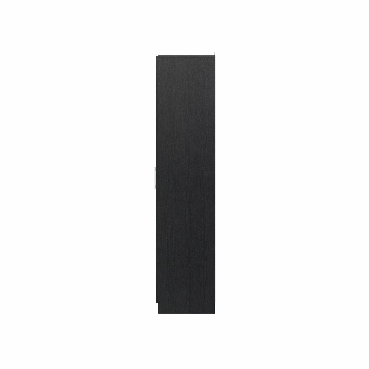 Black Oak Wood Kitchen Pantry with 2 Doors and 4 Shelves O12080