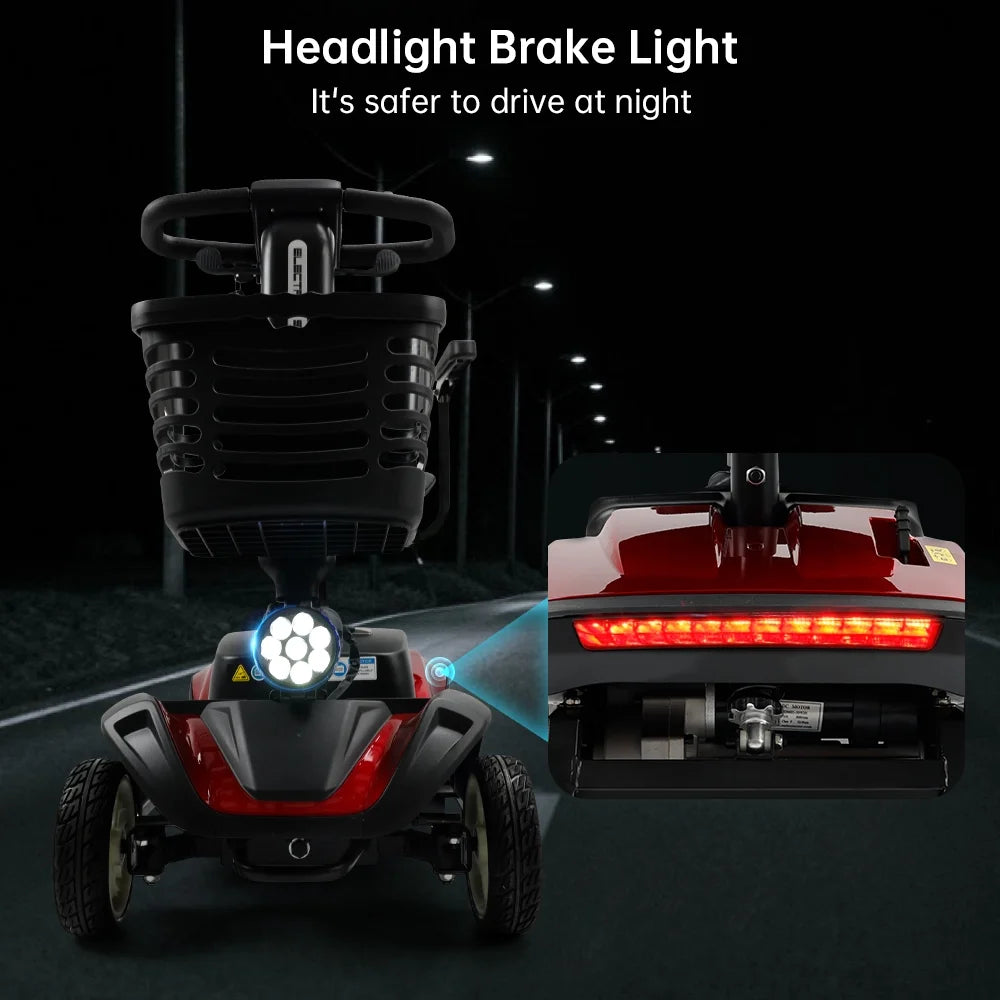 Blue 4 Wheel Mobility Scooter H760831