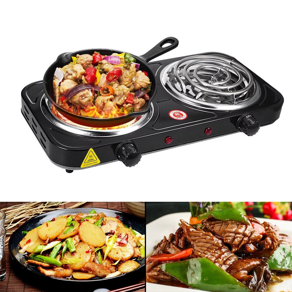 Double-burner Electric Hot Plate 220v 2000W E221
