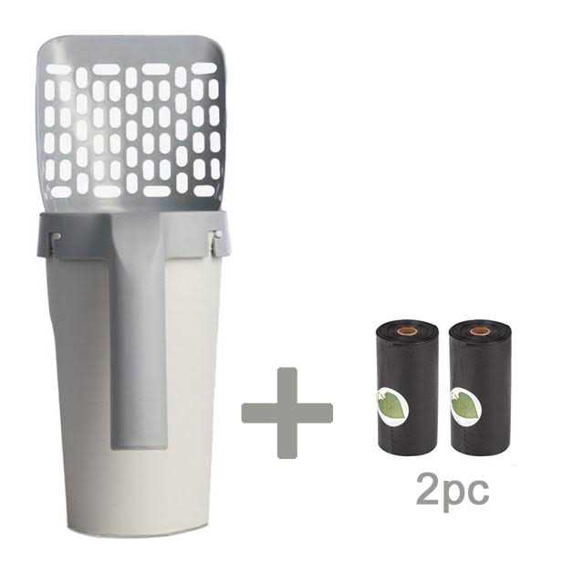Cat Litter Scoop with Trash Container Y2756