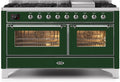 Emerald Green Dual Fuel Natural Gas Range M49130