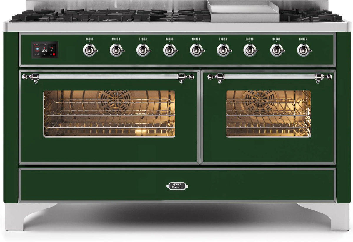 Emerald Green Dual Fuel Natural Gas Range M49130