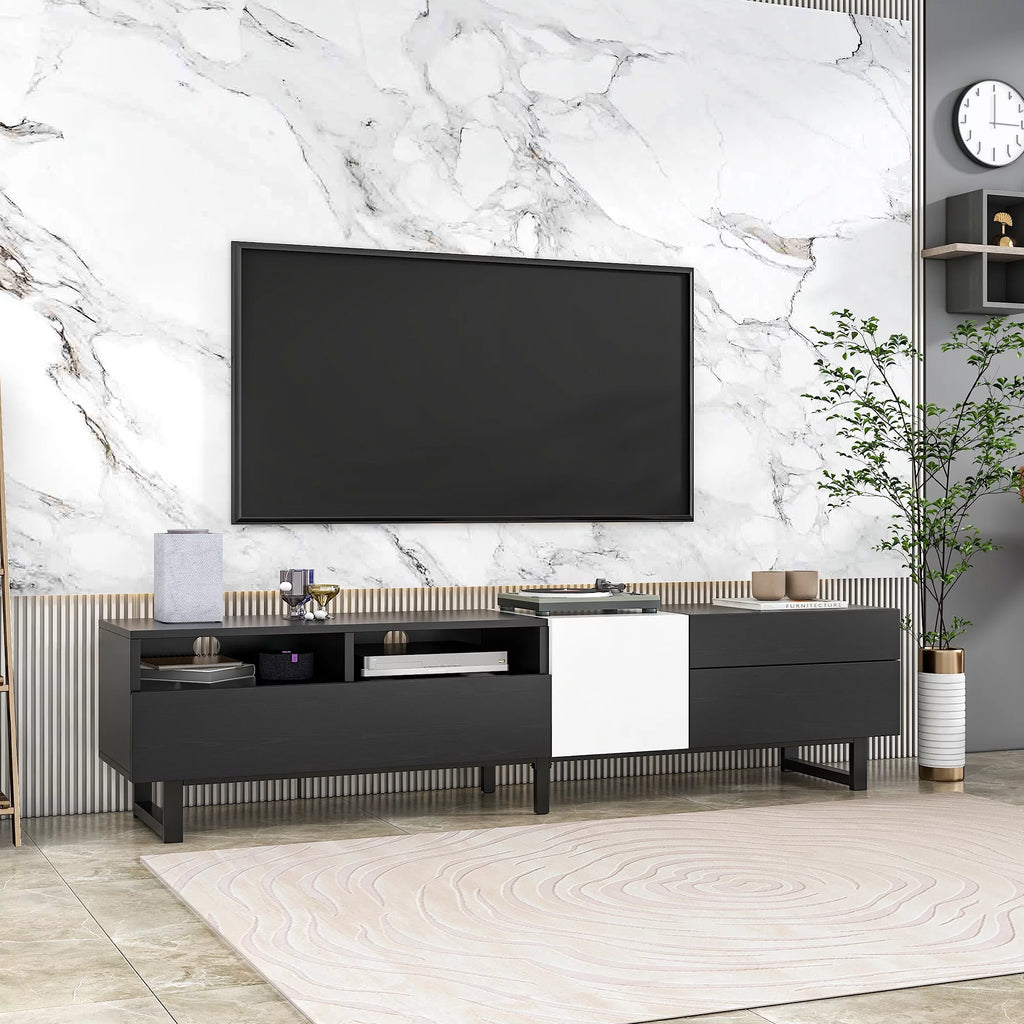 Modern TV Stand with Double Storage Space J57843