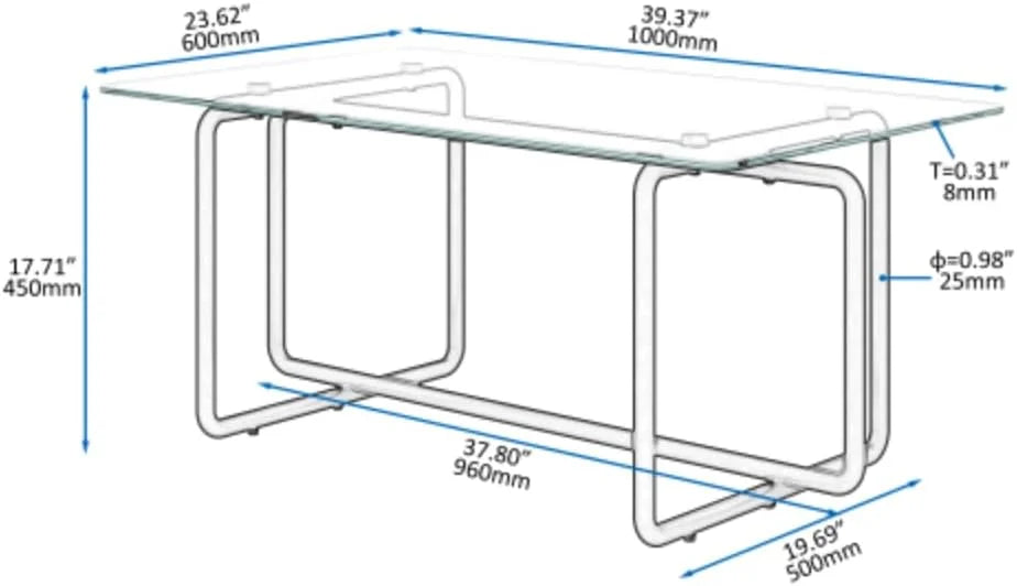 Tempered Glass Coffee Table O547540
