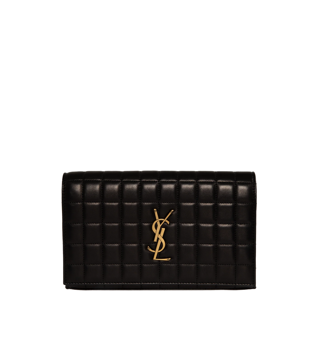 Quilted Chain Wallet S363