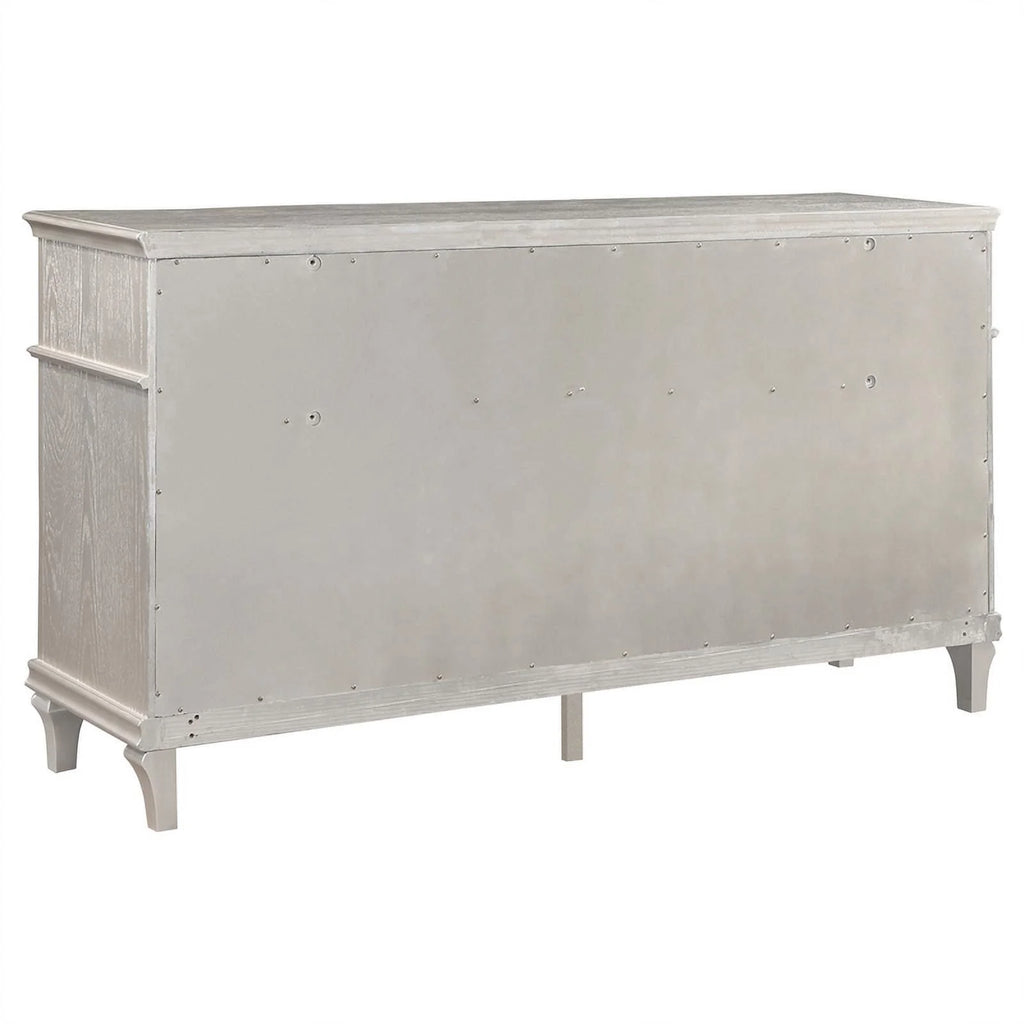 9 Drawer Silver Oak Dresser F607543