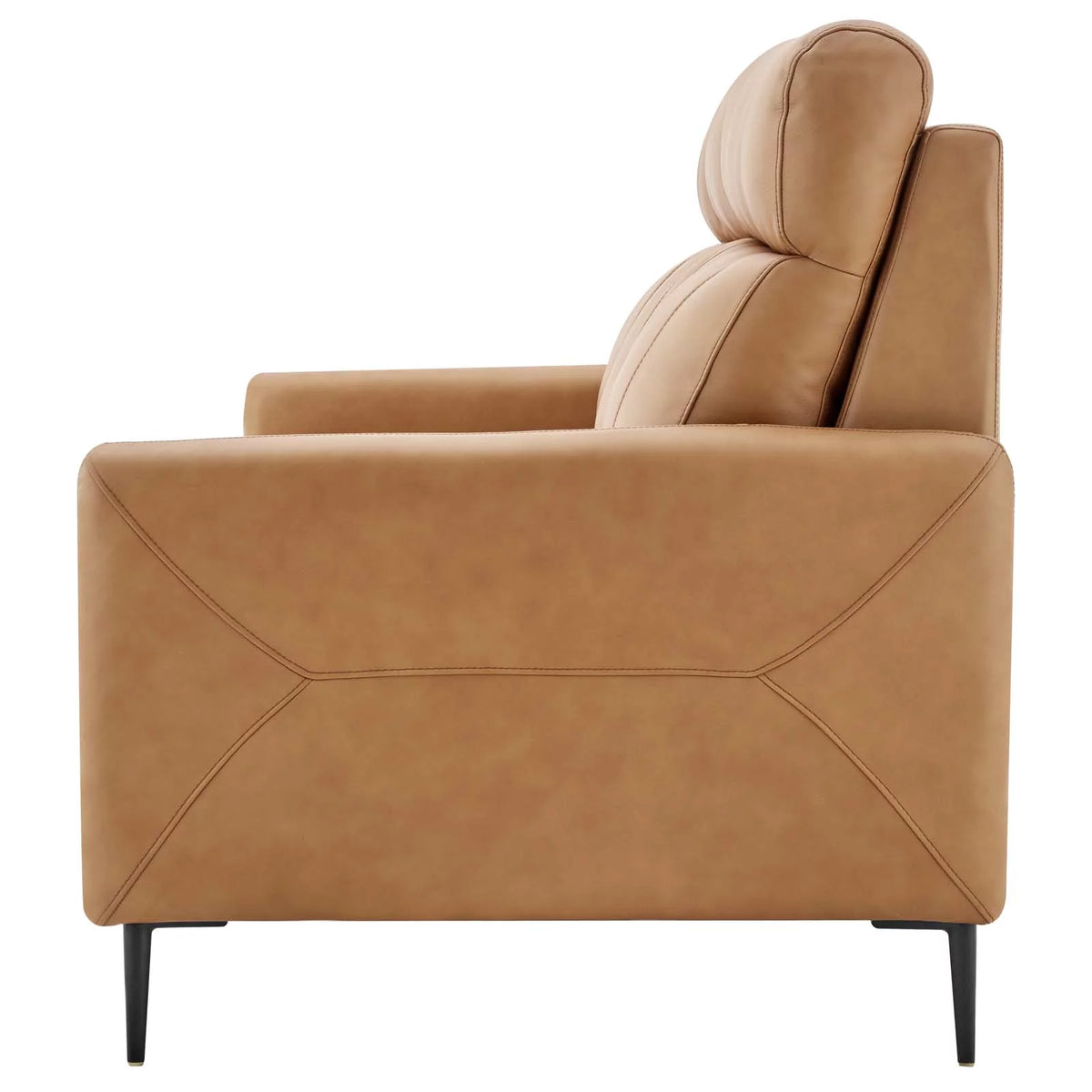 Tan Leather Sofa Y351076
