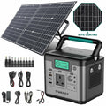518Wh Solar Generator Power Station with 100W Solar Panel B87858