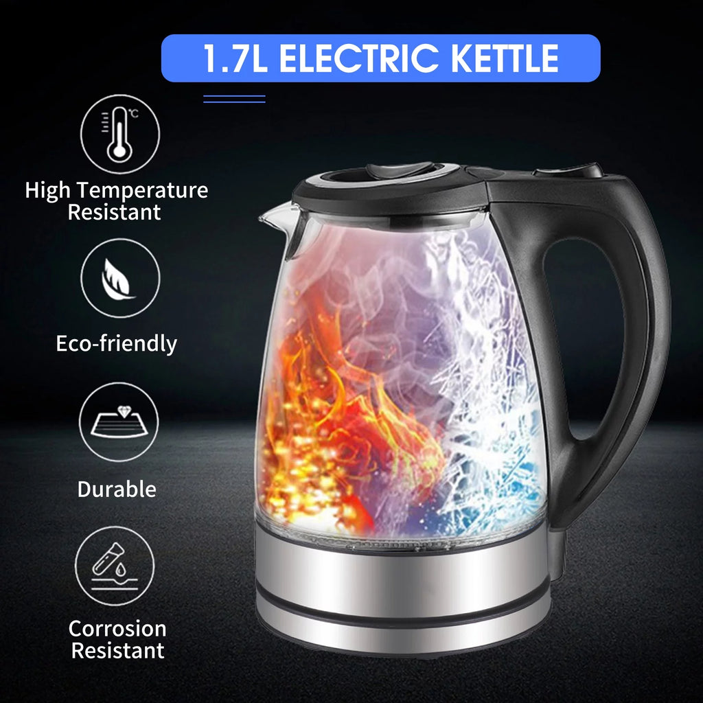 1.7L 1500W Glass Electric Kettle X80302