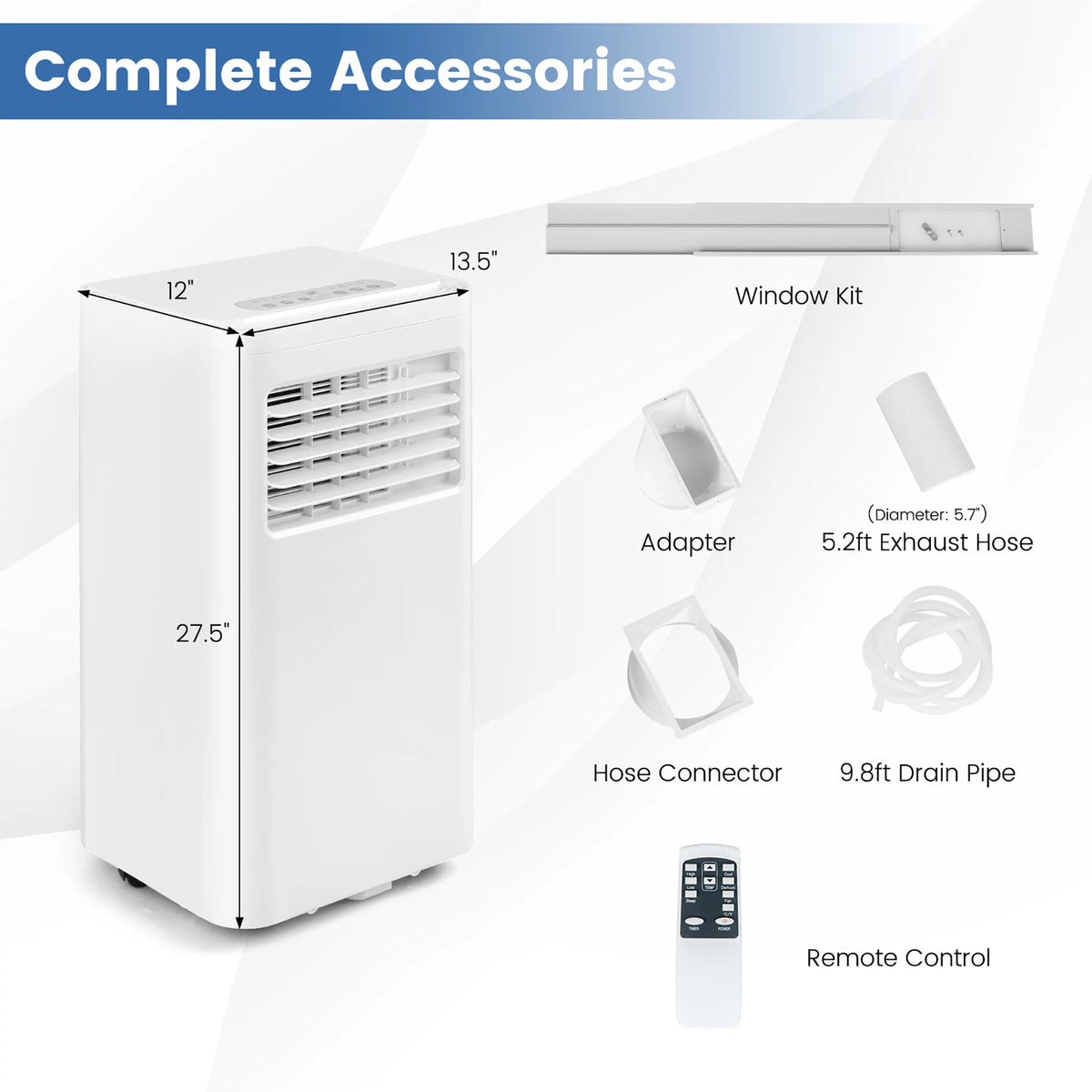 5000 BTU Portable Air Conditioner 3-in-1 S8851