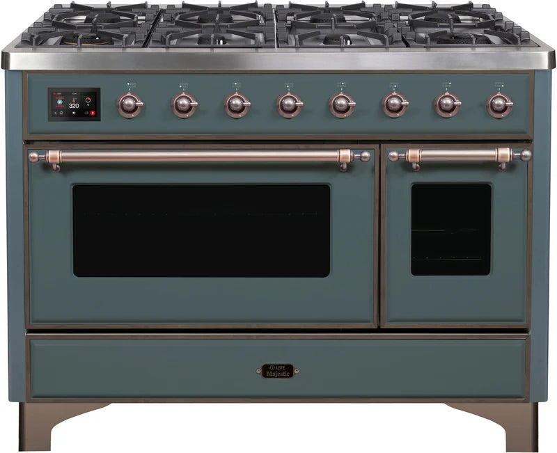 Blue Grey Dual Fuel Natural Gas Range I615