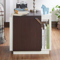 Two-Tone Storage End Table N830