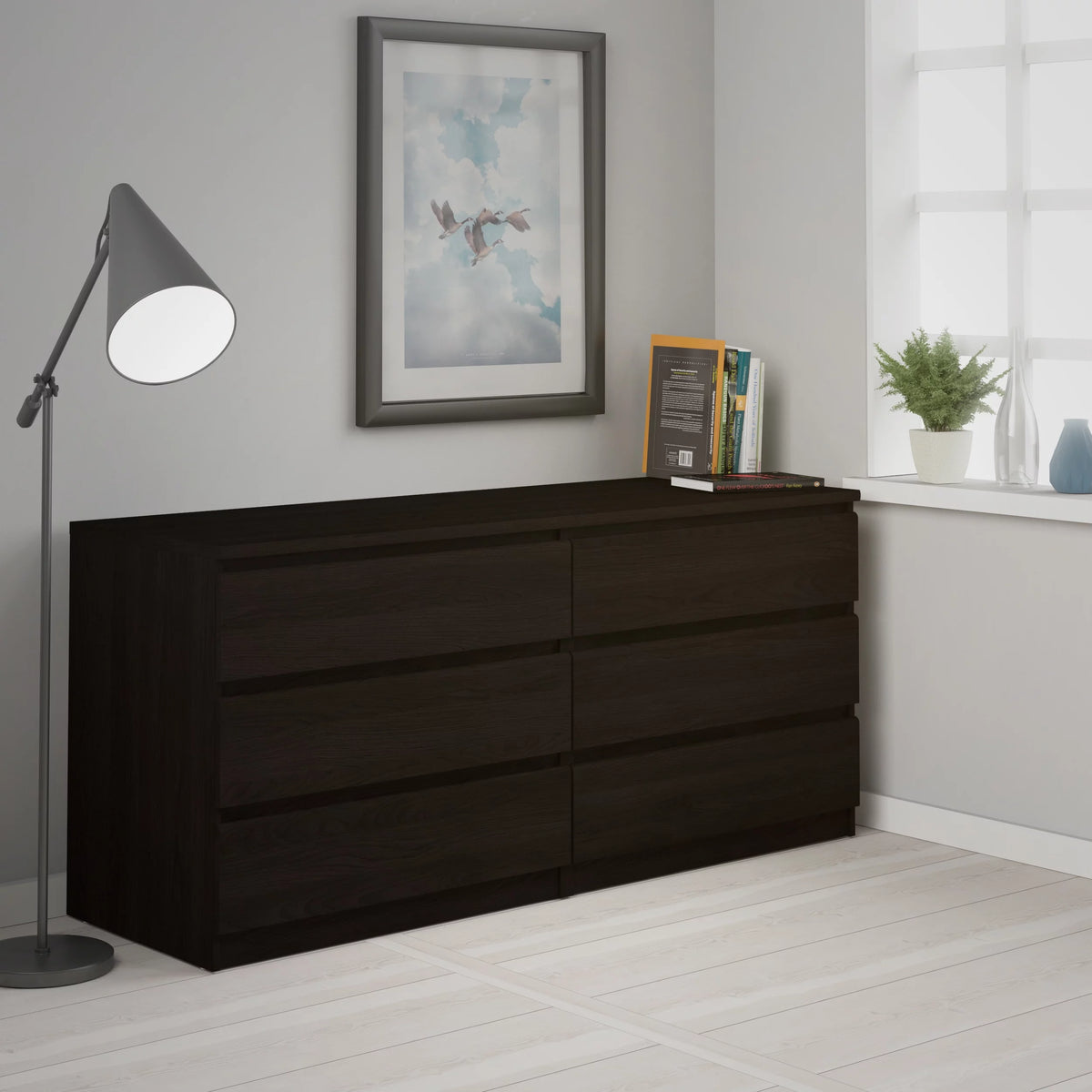 6 Drawer Double Dresser V64979