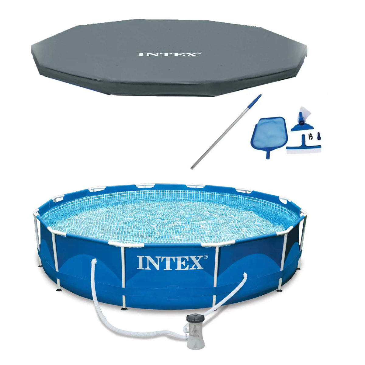 12' x 30 Round Metal Frame Above Ground Pool P815