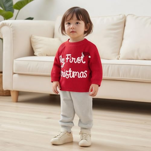 Newborn Christmas Knit Sweater H46109