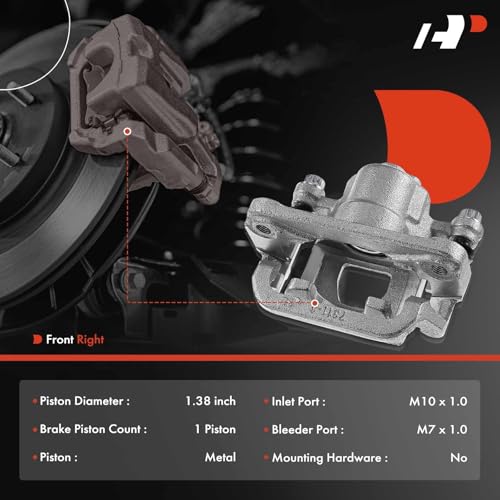 Disc Brake Caliper Assembly with Bracket Rear Right Passenger Side H45505