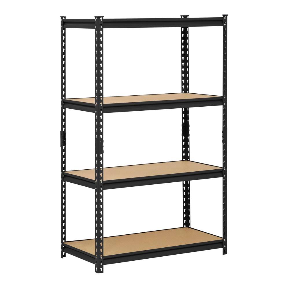 Black Steel Storage Rack C96705