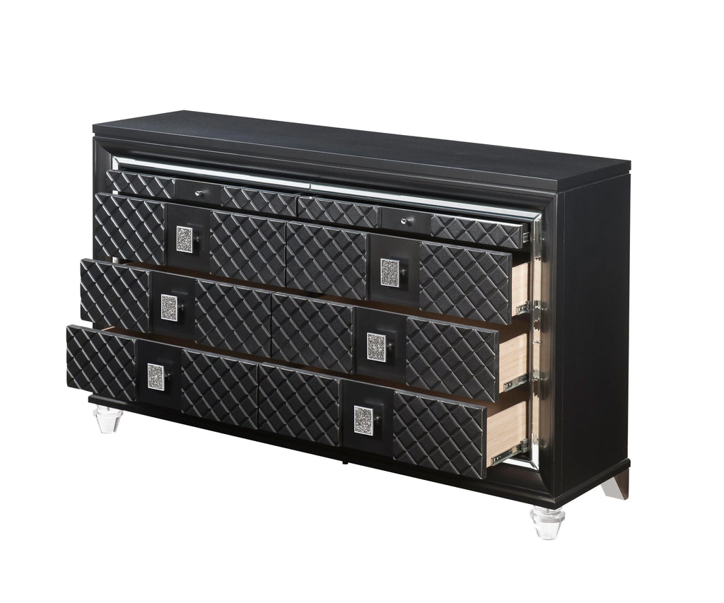 Metallic Gray Dresser Z49737