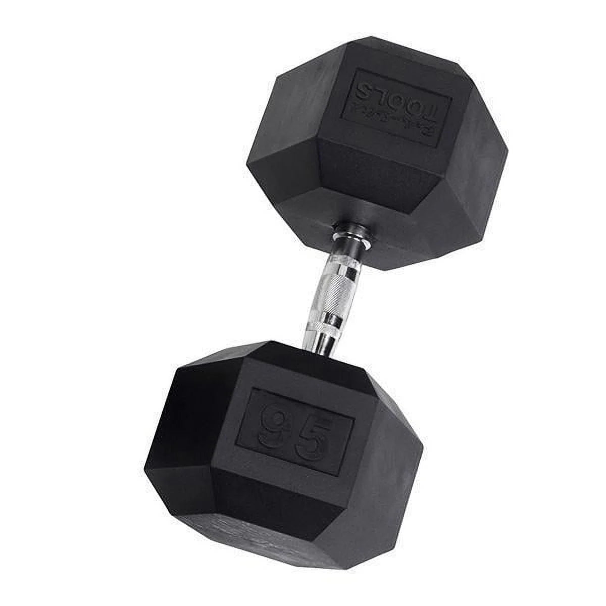 Rubber Coated Hex Dumbbells 35 lb E9082