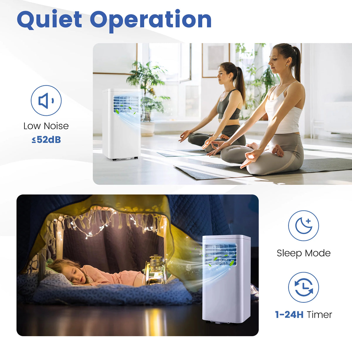5000 BTU Portable Air Conditioner 3-in-1 S8851