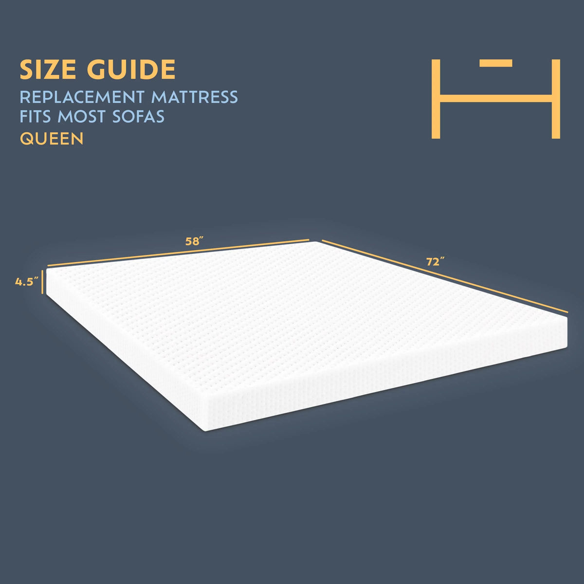 Queen Memory Foam Sofa Mattress C801257