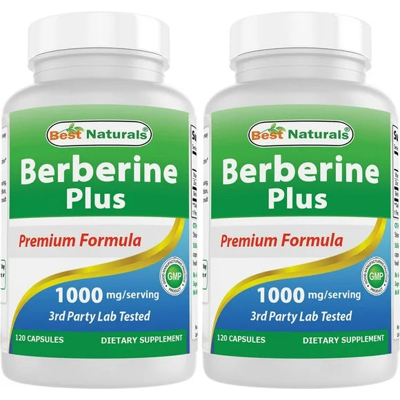 Berberine 1000mg Vitamin C Zinc 120 Capsules J980