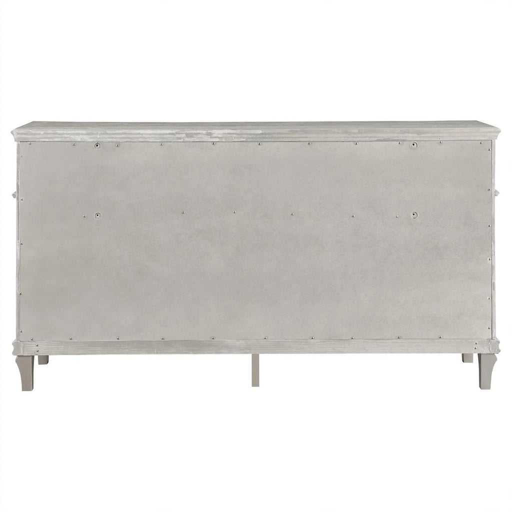 9 Drawer Silver Oak Dresser F607543